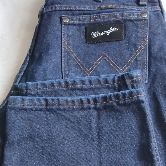 Wrangler Men's Dark Blue Straight Jeans - Picture 6 of 6